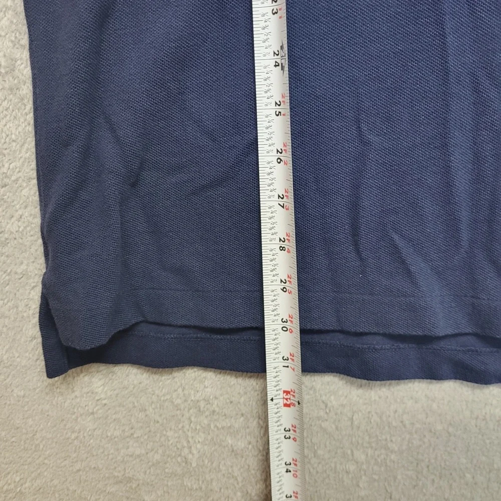 Polo Ralph Lauren Shirt Mens Medium Blue Green Polo Big Pony Rugby Preppy Casual